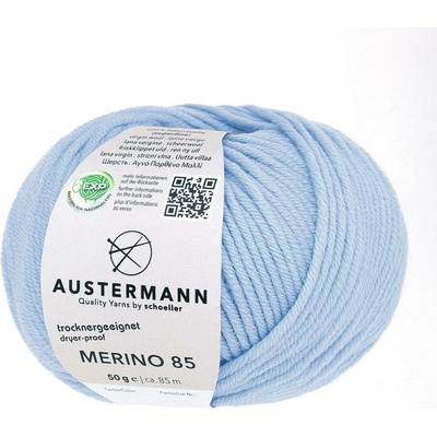 Pletací příze Austermann Merino 85 EXP Barva: 69 AZUR
