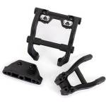 Traxxas Стойка за ролка Траксас Wheelie bar mounts/ rear skidplate (black) Traxxas Stampede 4x4 TRX6777X (TRX6777X)