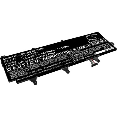 Батерия за Asus Zephyrus Gx701 / Rog Zephyrus S Gx701 / Rog Gx701 , 4850mAh, Li-Ion (CS-AUX701NB)
