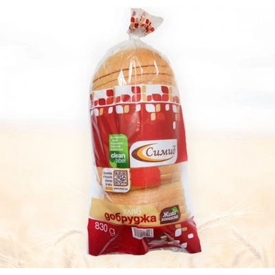 Симид Хляб Симид Добруджа нарязан 830гр