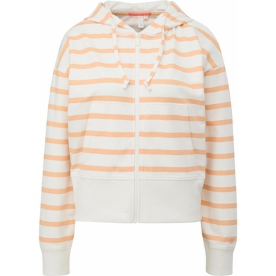 S.Oliver Q/S Sweatshirt biela oranžová
