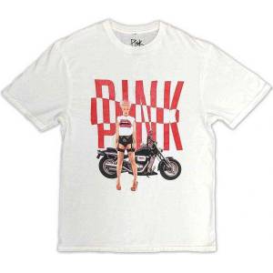 Pink Motorbike White L Риза (PINKTS02MW03)