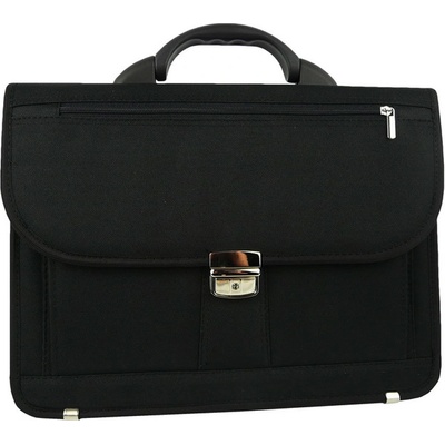 REAbags aktovka 7618-T čierna/nikl