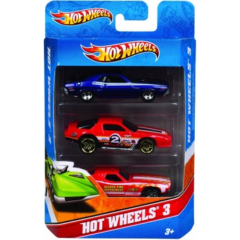 Mattel Комплект метални колички Mattel - Hot Wheels, 3 броя (K5904)