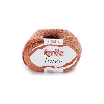 LINEN Katia Farby LINEN: 18 hrdzavá