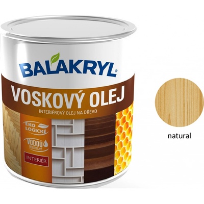 Balakryl Voskový olej 0,75 l natural – Zboží Mobilmania