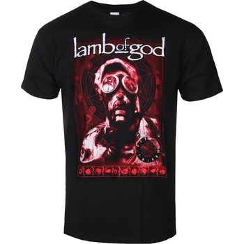 ROCK OFF Мъжка тениска Lamb Of God - Gas Mask Waves - ROCK OFF - LAMBTS08MB