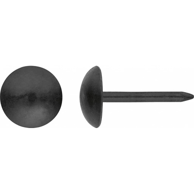 LUX-TOOLS Čalúnický klinec so šošovk. hlavou čierno pocín. pr.8,5x12,5mm, 40 ks