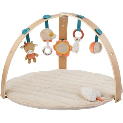 Nattou Deka na hranie drevená hrazdička a aktivity Mila Zoe & Lana