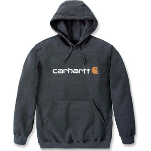 Carhartt WIP Мъжки суичър Carhartt Signature Logo Sweatshirt Hoodie - Carbon Heather - размер XL (017-2834-0414)