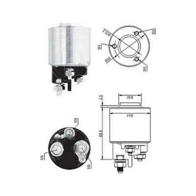 Elektromagnetický spínač pre żtartér MAGNETI MARELLI 940113050572