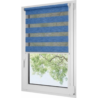 Dekodum Roleta Den a Noc neinvazivní Premium Safír 108 x 220 cm pravá - Hnědá