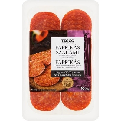 Tesco Paprikáš saláma 100 g
