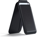 Satechi Vegan-Leather Magnetic Wallet Stand (iPhone 12/13/14/15 all models) - Black (ST-VLWK) - pic