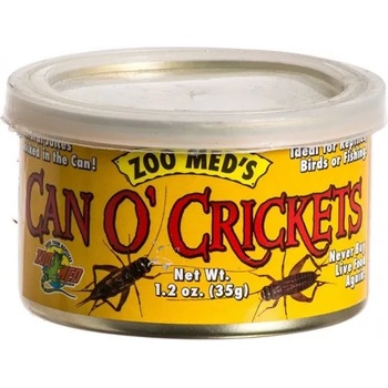 Zoo Med Laboratories Inc Zoo Med Can O’ Crickets консервирани щурци 35 гр(60бр)
