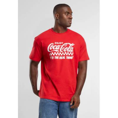 MERCHCODE Тениска Coca Cola Enjoy Coke Oversize Tee cityred XXLUB-MC1058-00491 - , размер XS