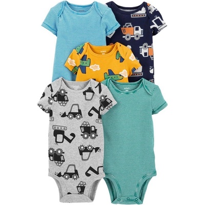 CARTERS CARTER'S Body krátký rukáv Machines chlapec 5ks