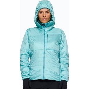 NORRONA Дамско ватирано яке NORRONA Faketind Thermo40 Zip Hoodie aqua haze