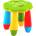 Horecano KIDS-ДЕТСКО ПЛАСТМАСОВО СТОЛЧЕ ЦВЕТЕ Ø28xh26cm 4 цвята (LXS-309) (014317)