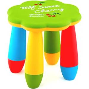 Horecano KIDS-ДЕТСКО ПЛАСТМАСОВО СТОЛЧЕ ЦВЕТЕ Ø28xh26cm 4 цвята (LXS-309) (014317)