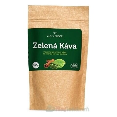 Zlatý doušek Zelená káva s kardamomem instantní nápoj 100 g