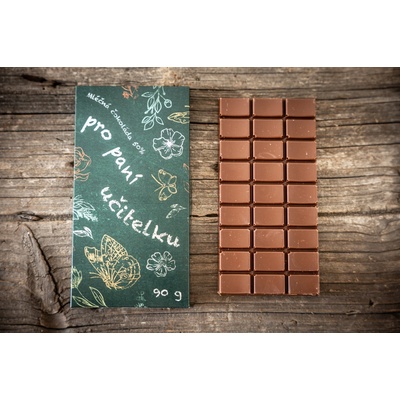 Čokoládovna Lyra PRO PANÍ UČITELKU mléčná 50% 90 g