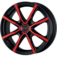 MAK MILANO 5,5x15 4x100 ET42 black & red