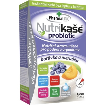 Nutrikaše probiotic Marhuľa a čučoriedka 180 g