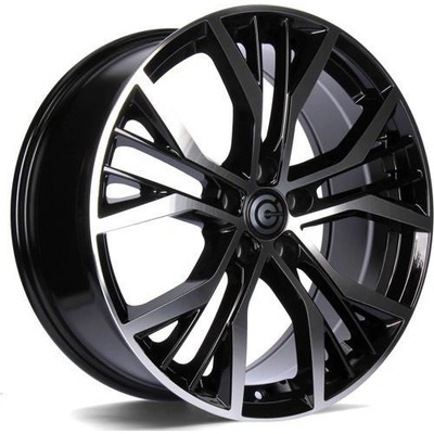 Carbonado Power 8X18 5X112 ET45 black front polished