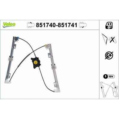 Zvedací zařízení oken VALEO 851741