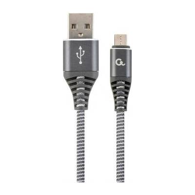 Gembird CC-USB2B-AMMBM-1M-WB2 USB 2.0 Micro-USB B USB A, šedo-bílý