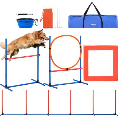 Vevor vybavenie na výcvik agility pre psov 4-dielna súprava
