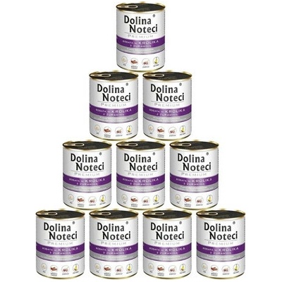 Dolina Noteci Premium králik a brusnice 10 x 800 g