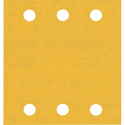 Bosch Brúsny papier EXPERT C470 so 6 otvormi pre orbitálne brúsky 115 x 107 mm, zrnitosť 240, 10 ks 2608900895