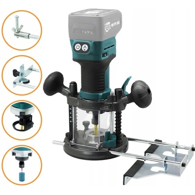 Akumulátorová horná frézka AKU+ 18V 6/8mm + Príslušenstvo Vander