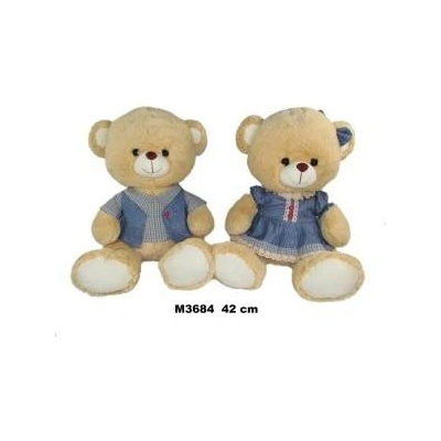 SUN-DAY Mascot Mis 42cm seated in clothes 162779 SUN-DAY mix price for 1pc