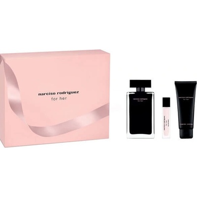 Narciso Rodriguez Musc Noir EDP 100 ml + telové mlieko 50 ml + EDP 10 ml darčeková sada