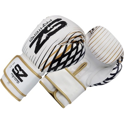 SZ Fighters Боксови Ръкавици Изкуствена Кожа - Plasma - Златни 12 oz
