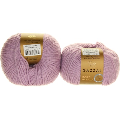 Gazzal Baby Alpaca 46025 světle fialková