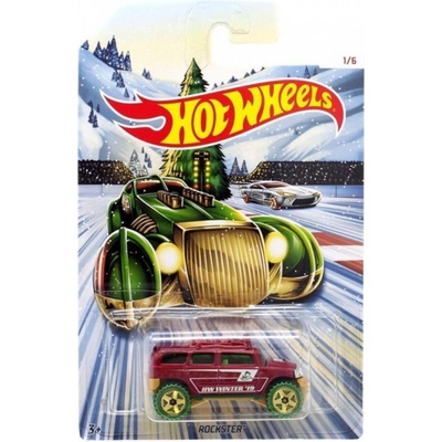 Mattel Hot Weels Kovová autíčka Holiday Hot Rods Rockster GBC61