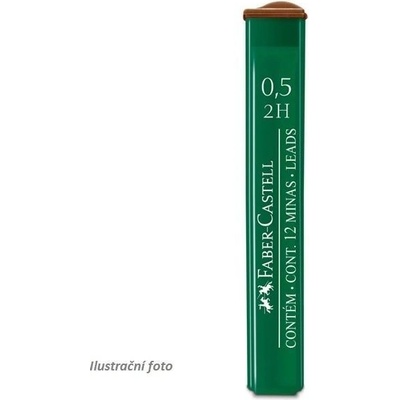 Faber-Castell Grafitové tuhy Mine Polymer 0,5 mm 2H 521512