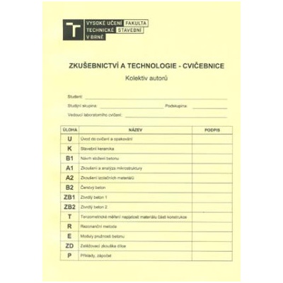 Zkušebnictví a technologie - cvičebnice