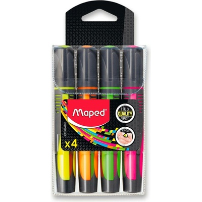 Maped Fluo Peps Max 742947 4 barvy