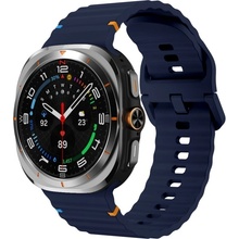 PROTEMIO 88604 WAVY Silikonový řemínek pro Samsung Galaxy Watch Ultra 47mm tmavě modrý