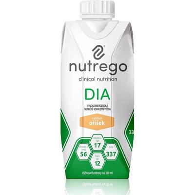 NUTREGO DIA S PŘÍCHUTÍ ČOKOLÁDA POR SOL 12X330ML