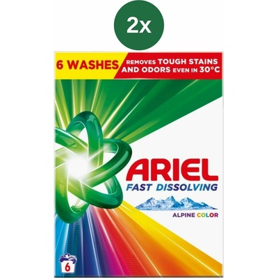 Ariel prací prášek Color 2 x 330 g 6 PD