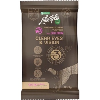 AKVATERA Nature's Protection DOG - Lifestyle Grain Free Salmon Clear Eyes & Vision, лакомство за кучета със сьомга - за добро зрение 160 гр, Литва - 125107