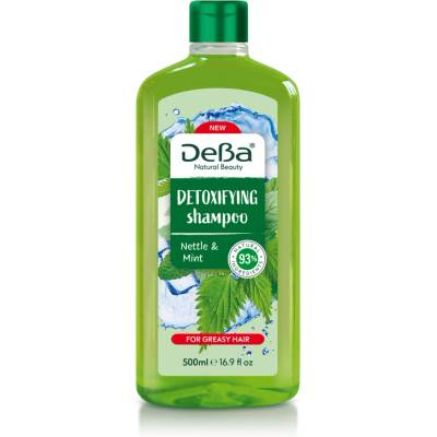 Дева Шампоан с коприва и мента за мазна коса DeBa Natural Beauty, 500мл (д-120060)