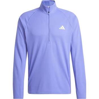 Adidas Мъжко горнище с цип Adidas Adizero Running Quarter-Zip Long Sleeve Top Mens - SECOBL