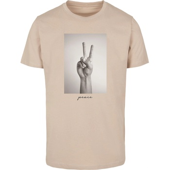 Mister Tee Тениска Peace Sign Tee sand XXLUB-MT1501-00208 - Тъмносив, размер L